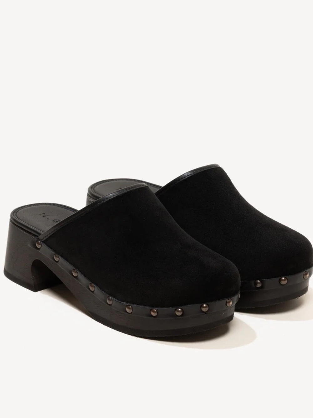 M. GEMI ‘SABA’ SUEDE CLOG - Picture 6 of 9